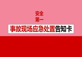 事故现场应急处置告知卡pptx