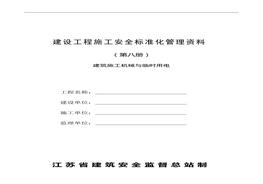 建设工程施工安全raybet雷电竞电竞app下载地址化管理资料第八册doc