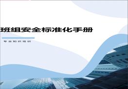 安全生产raybet雷电竞电竞app下载地址化班组安全建设手册docx