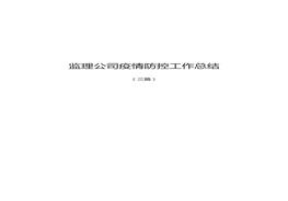 监理公司疫情防控工作总结doc