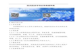 防汛防洪专项应急救