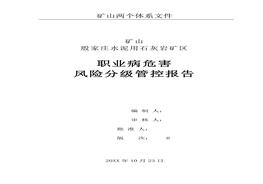 职业病危害风险分级管控报告docx
