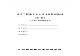 建设工程施工安全raybet雷电竞电竞app下载地址化管理资料第十册doc