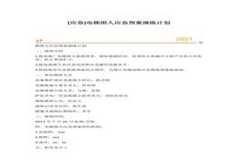 电梯困人应急预案演练脚本docx