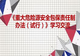 《重大危险源安全包保责任制办法）》学习交流pptx