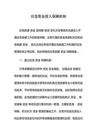 应急资金投入保障机制（7页）docx