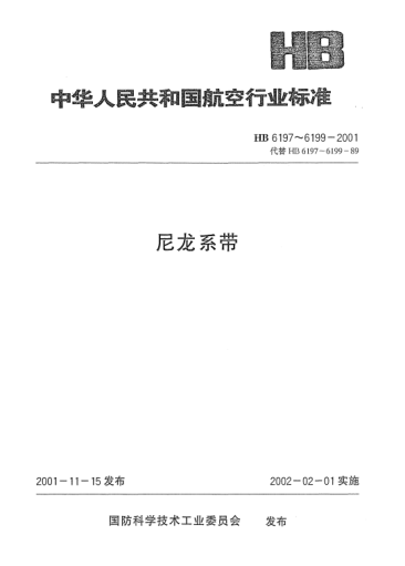 HB 6199-2001尼龙系带规范