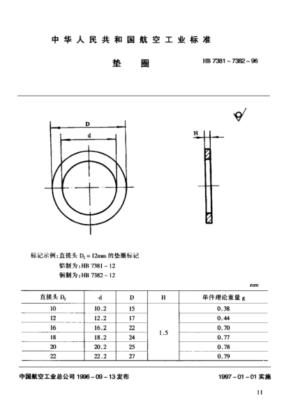 HB 7382-1996垫圈