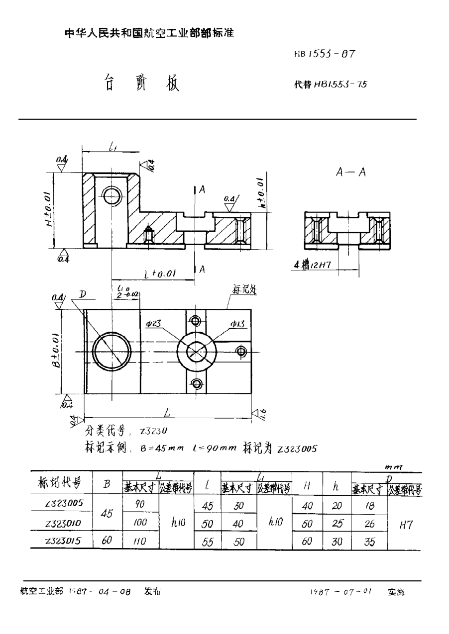 HB 1553-1987台阶板