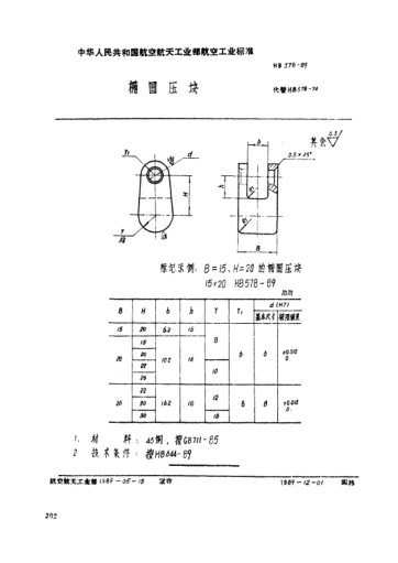 HB 578-1989椭圆压块