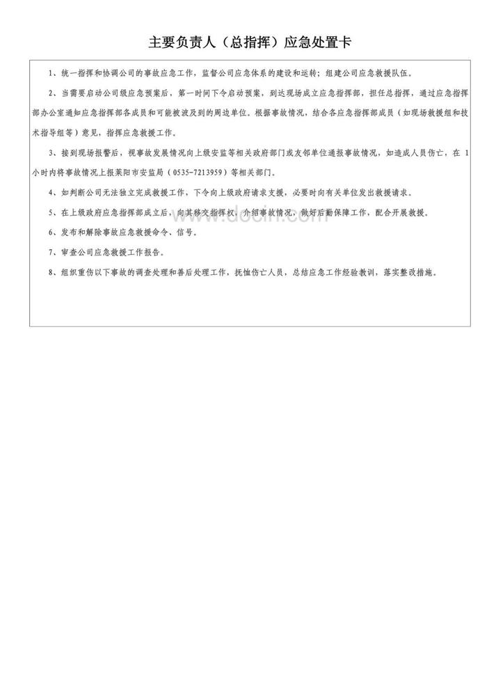 应急处置卡模板图文pdf