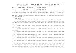 全总监责任书（样本）docx