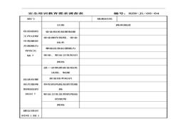 安全培训教育需求调查表doc