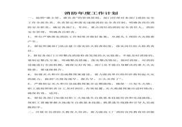 消防年度工作计划doc