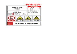 喷漆房安全风险告知牌
