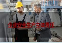 企业安全生产主体责任制培训ppt