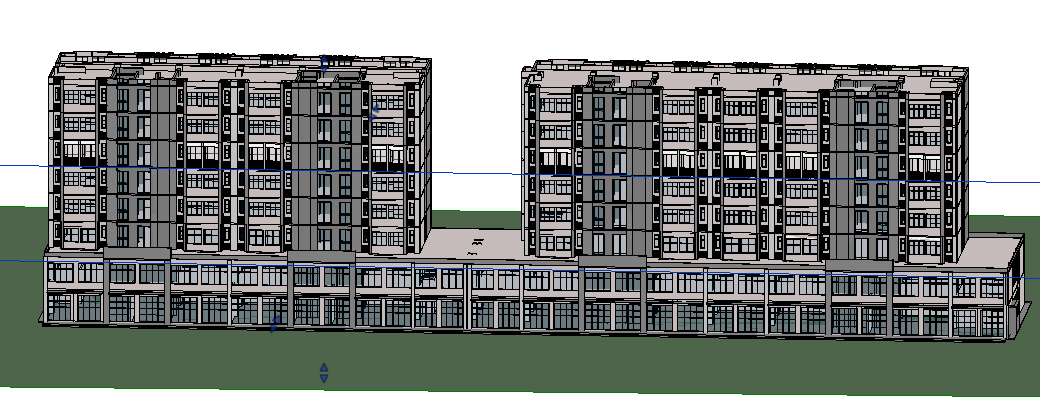 BIM模型-revit模型-住宅小区模型